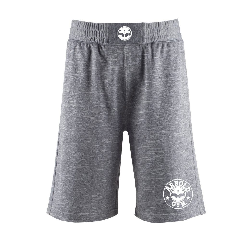 men's gym tech shorts, bodybuilding running reflective sport jogger grey shorts, arnold gym