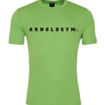 Arnold Gym active fitness cool top lime green