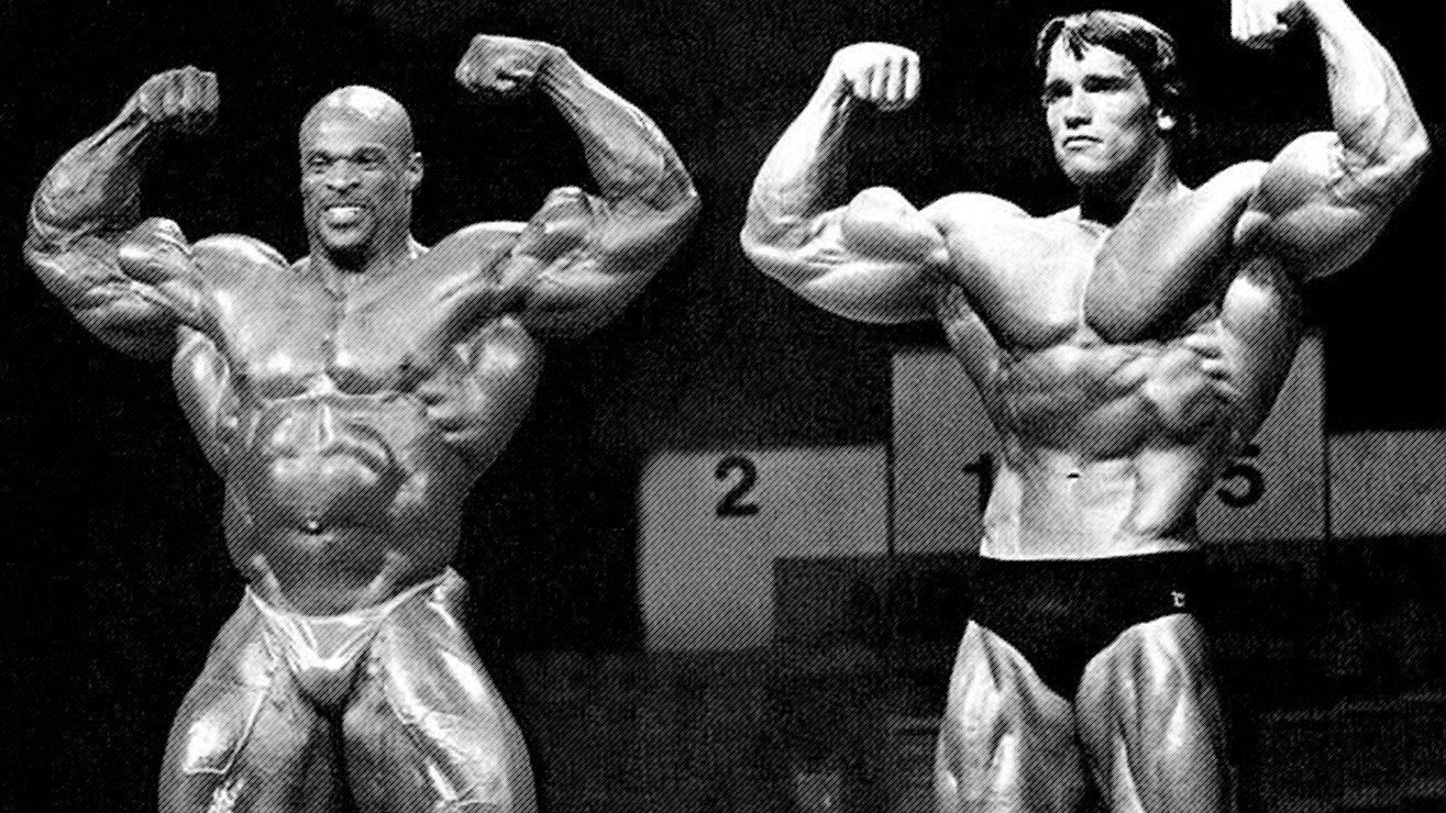 Arnold Schwarzenegger and Ronnie Coleman together