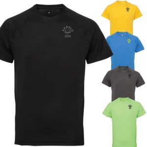 Men's performance tech gym t-shirts-arnold gym