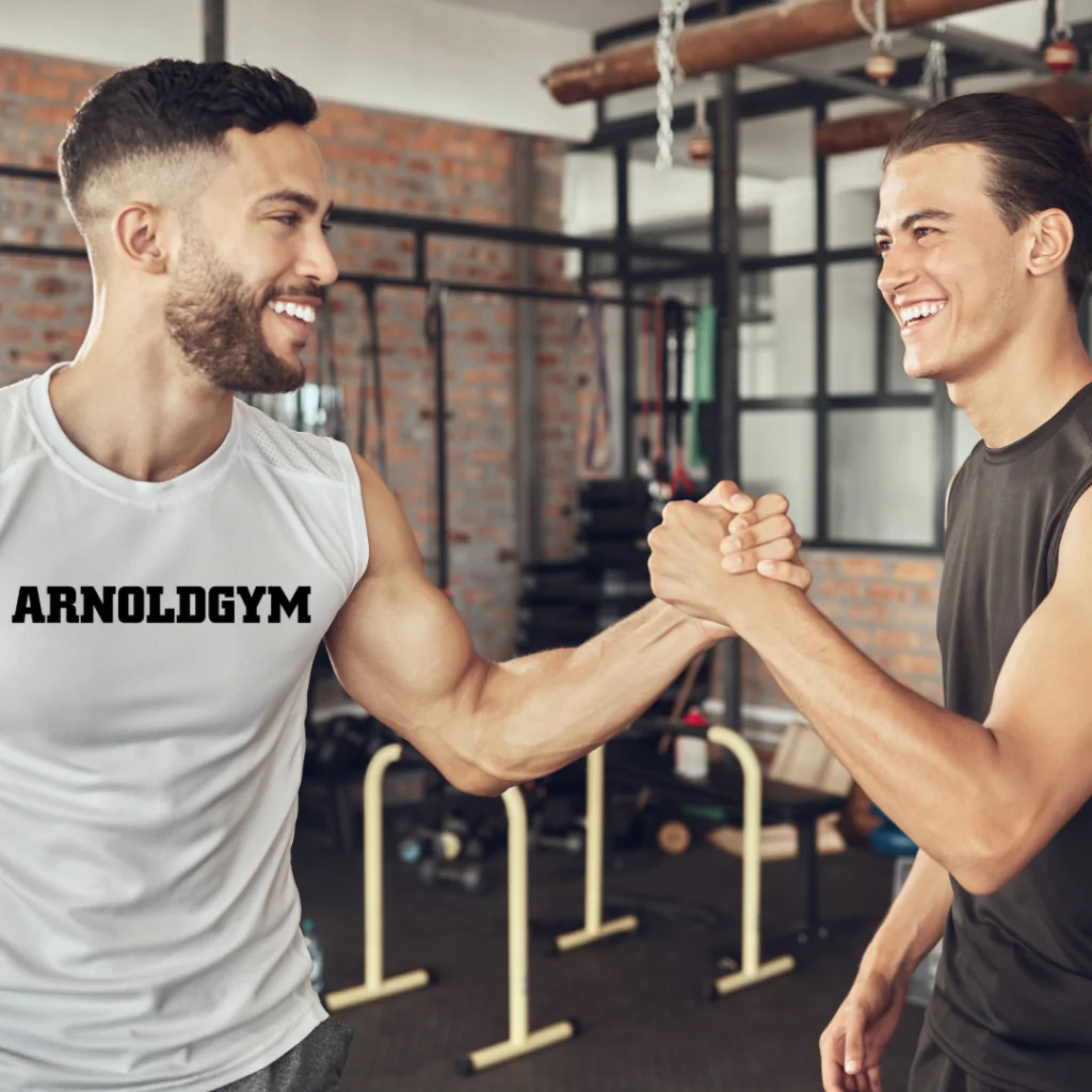 arnold gym workout partner benefits