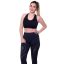 core seamless sports bra high waisted black leggings suit